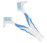 POPETPOP 2pcs Turtle Shell Cleaning Brush Portable Mini Plastic with Comfortable Grip Strong Cleaning Power The Gap at Home