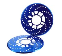 POPETPOP 2pcs Universal Car Disc Brake Cover Made of Sturdy Aluminum Alloy, Easy to Install Decorative Brake Plate for Car Modification and Replacement, Suitable for Auto Wheel Disc