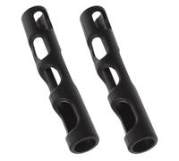 POPETPOP 2pcs Violin Bow Grip Corrector Rubber Posture Aid Small Size 1/8-1/10 Black Violin Accessory for Beginners to Bowing Technique