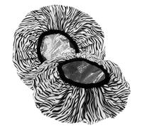 POPETPOP 2pcs Waterproof Tin Foil Hair Caps Double Layer Hair Treatment Hats Anti-static Shower Caps for Long Spa and Salon Use