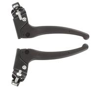 POPETPOP 2Pcs Wheelchair Brake Levers Sturdy Metal Plastic Construction Flexible Handbrake Design Sl lack Style Wheelchair Accessories for Mobility Safety