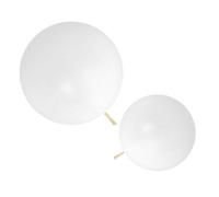 POPETPOP 2pcs White Latex Weather Balloons 48" and 72" for Continuous Aerial Survey Operations and Scientific Balloon Payloads Suitable for Research and Polar Missions