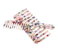 POPETPOP 2pcs Wide Tooth Comb Handle for Detangling and Styling Curly Hair, Wet and Dry Use Hair Cutting Comb Set for Women and Men