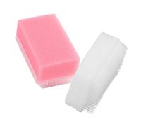 POPETPOP 2Pcs Wilbarger Sensory Brushes for Defensiveness Brush Set in White and Pink for Processing Disorder and Occupational