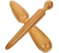 POPETPOP 2pcs Wooden Massage Sticks for Foot Relief Portable Body Massager Tools Handheld Wood Stick Massager for Pain Relief and Blood Flow Support