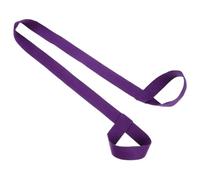 POPETPOP 2pcs Yoga Mat Carrier Strap, Yoga Mat Strap, Cotton, Purple, Adjustable Loop on Both Ends, Hands-free Carrying, for Quilts and Outdoor Blankets, Camping and Fitness Classes