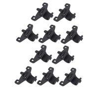 POPETPOP 2sets Durable Silicone Pump Fixing Clip for Bike Inflator Rack Lightweight and Flexible Mount for Easy Installation Compatibility with Bicycle Frames Black 5pcs*2