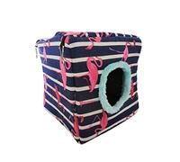 POPETPOP 2xl Nest Random Pattern Hamster Guinea Pig Bed Comfortable Plush Parrot Nest for Birds Indoor Sleep Pad for Parrots