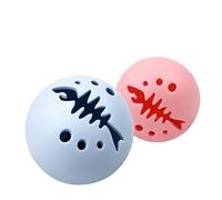 POPETPOP 3 Pcs Catnip Ball Toys Set for Cats Bite-resistant Glow-in-the-dark Interactive Pet Toys with Mint Flavor for Indoor Play and Exercise
