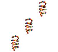 POPETPOP 3 Pcs Parrot Training Ladder Swing Toy Bird Cage Swing Durable Material Easy Install
