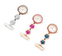 POPETPOP 3 Pcs Portable Zinc Alloy Pocket Watches and Elderly with Precise Time Keeping, Modern Style Nurse Fob Watch Suitable a Wide Range of Application Color Color