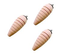 POPETPOP 3 pcs teething toys carrot chew toy molar toy hamster bunny chew toys guinea pigs rats chinchillas parrot bird bird pet standing on the bar wooden