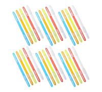 POPETPOP 30 Pcs Plastic Paper Fasteners Assorted Colour Compact and Portable Document File Fastener Binder Clips for Multisheet Binding Suitable for School and Office Use Random Color