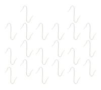 POPETPOP 300pcs Christmas Ornament Hooks Golden Iron Hook Set for Baubles