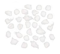 POPETPOP 300pcs White Cotton Balls for Nail Cleaning and Polish Remover, Soft Comfortable Surface with No Dregs, for Gel Nail Removal and Manicure Use