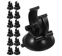 POPETPOP 30pcs Aquarium Suction Cup Clips for Fish Tank Hose Bracket, Plastic Tube Pipe Holder with Clamp for Aquarium Heater and Submersible Light Fixing