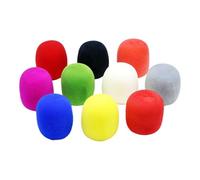 POPETPOP 30pcs Assorted Color Microphone Covers Sponge Windscreen Cushion Pads Replacement for Lost Or Broken Microphone Cushions Reduce Noise Suitable for Stage Performance Random Color