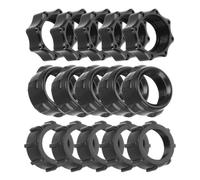 POPETPOP 30pcs Ball-joint Fixed Adapter Tightening Ring Car Accessory Nut for Car Phone Holder Black Plastic Sturdy Reliable Performance Sl esign for Business Vehicle Use