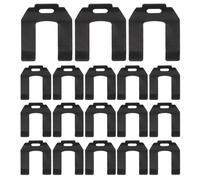 POPETPOP 30pcs Car Brake Hose Clamps Metal Pipe Retaining Clips Vacuum Hose Clips Automotive Fluid Line Cable Fasteners Universal Clamp Kit for Vehicle Radiator and Air Tubes