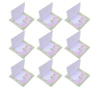 POPETPOP 30pcs Cute Four-leaf Clover Adhesive Notes Small Tearable Memo Pads for St Patricks Day Party Favors Spring Themed School Supplies