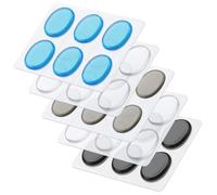 POPETPOP 30pcs Drum Mute Pads Set Colored Silicone Self-adhesive Drum Silencer Mat Shock Absorption Instrument Accessory and Noise Reduction