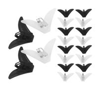 POPETPOP 30pcs Heavy Duty Bow Tie Clip with Stable Clasp Structure and Wide Compatibility, Metal and Plastic Bow Tie Collar Clip Preventing Collar Pressure for Formal Meetings and Business