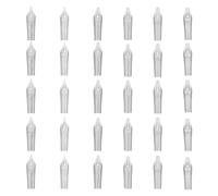 POPETPOP 30pcs Pen Nibs Fountain Pen Accessories Stainless Steel Easy to Write Even Ink Production Silver Replacement for Artists and Students