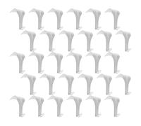 POPETPOP 30Pcs Picture Rail Hooks Heavy Duty S-Shaped Hooks for Hanging Frames and Art Displays