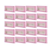 POPETPOP 30pcs Pink Paper False Eyelash Organizer Lash Tray Eyelash Storage Box to Provide Enough Space and Maintain Shape for Personal Use