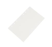 POPETPOP 320 Sheets A5 White Refill Paper for Wirebound or Spiral Notebooks with Smooth Surface and Wear-Resistant Material, Suitable for Daily Use by Students and Staff