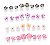 POPETPOP 32pcs Silicone Separators for Pedicure Soft Nail Polish Spacers Reusable for Relief Maintenance
