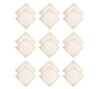POPETPOP 33X33Cm Handmade Xuan Paper for Calligraphy and Painting, 20Pcs Two-Pack Blank White Rice Paper, Antique Style with Natural Fibers for Artists and Calligraphers
