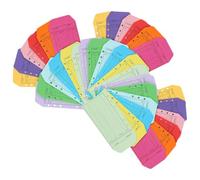 POPETPOP 36pcs Colourful Cardstock Cash Deposit Envelopes Set for Managing Finances and Budgeting, Reusable Cash Drop Envelopes for Retail Stores and Small Businesses Random Color