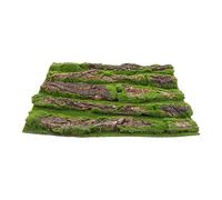 POPETPOP 3d Fish Tank Background 3d Fish Tank Background Simulate Bark Decoration Aquarium Background Decoration Reptile Cage Artificial Terrarium Background Cork Tile Background