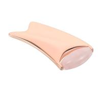POPETPOP 3D Metal Facial Guasha Tool Rose Gold Roller Handheld Face Sculpting Eye Massaging Roller for Jaw Lifting, Neck Wrinkles, and Skin Care Massage