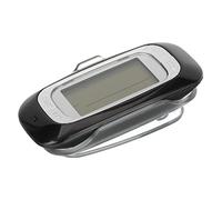 POPETPOP 3D Walking Counter Step Counter for Fitness with 3D Motion Sensor Tracks Steps Calories Miles Distance Portable Clip-On Pedometer for Hiking Walking Running Exercise