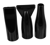 POPETPOP 3Pcs Abs Hair Dryer Nozzle Durable Professional Blow Dryer Accessories with Creative Round and Small Comb Nozzles for Sleek Styling