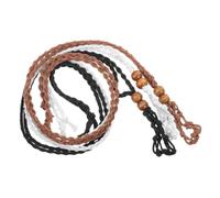 POPETPOP 3pcs Adjustable Rope Necklace with Handwoven Waxed Cord Cage for Safe Enclosure and Secure Pendant Protection, for Crystals and Pendants during Crafting or Casual Occasions