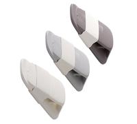POPETPOP 3pcs Anti Collision Door Stop Wedge with Holder and Wall Protector Pad, Stackable Non Slip Door Jamb Stop for Carpet and Baseboard Wall, for Hotel and Commercial Use