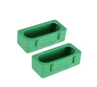 POPETPOP 3pcs Bird Feeding Bowls Parrot Feeder Bowl Splash Cover Pet Food Storage Container for Cage Safe Ceramic Material Easy to Clean
