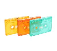 POPETPOP 3pcs Blank Cassette Tape Wall Decor for Unique Inspirational Wall Displays for Parties and Blessings Grey
