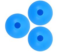 POPETPOP 3pcs Blue Portable Tuning Fork Holder Made of Silicone, Suitable for Yoga Practitioners, Rounded Shape for Meditation and Travel Use