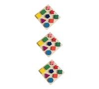 POPETPOP 3pcs Cage Bird Foraging Toys Parrot Puzzle Toy Bird Interactive Parrot Training Puzzle