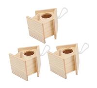 POPETPOP 3pcs Decorative Bird Nest Adornment for Outdoor Decoration Eco-friendly Miniature Bird Nests for Easter Party and Garden Ornament Prop