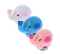 POPETPOP 3pcs Diamond Drawing Locator Positioning Tool Lightweight Plastic Fixators for DIY Diamond Drawing Art Easy to Fix Elephant Shape Cartoon Style Accessories