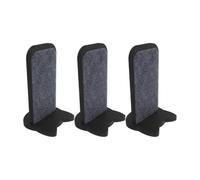 POPETPOP 3pcs Floating Shelves for Cats Wooden Wall Climbing Platforms with Scratching Pad Cozy Perches and Enhanced Safety Grip Modern Cat Wall Furniture for Living Rooms and Pet Room