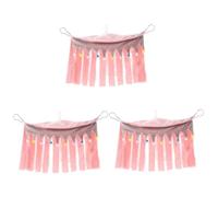 POPETPOP 3pcs Hamster Hammock Hideout House Cozy Sided Tent for Small Animals Squirrel Shelter for Hamsters Ferrets Chinchillas and More Great Resting and Play Space