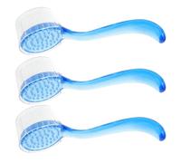POPETPOP 3pcs Horn Brush for Face Washing and Deep Cleansing Gentle Exfoliating Tool Soft Bristles for Facial Cleansing Routine and Removing Blackheads