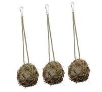 POPETPOP 3pcs Hummingbird Nest Toy Parrot Chewing Balls for Parrots Hanging Playthings Cotton Material Interesting Bird Toy for Birds Cage