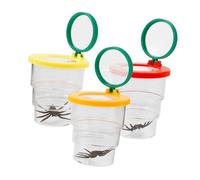 POPETPOP 3pcs Insect Observation Cup Magnifying Box Bug Pots for Boys and Girls Educational Learning Toy